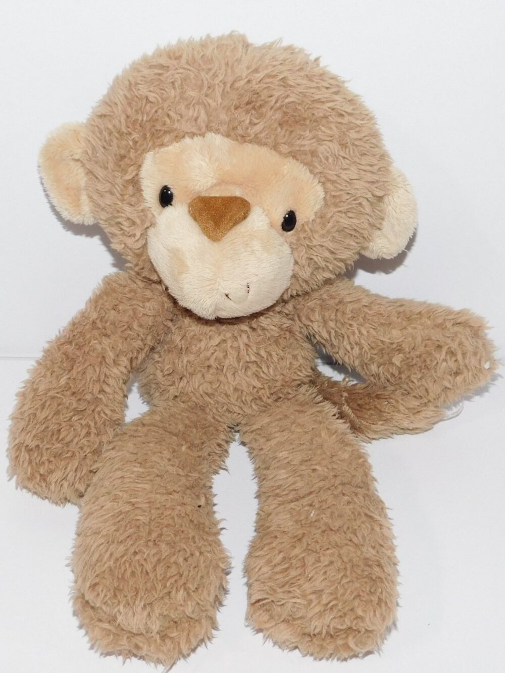 Gund Fuzzy Monkey 13" Plush Stuffed Brown Tan Chimp 320599